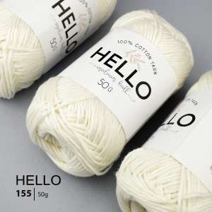 Пряжа HELLO Cotton 155 (50 грамм)